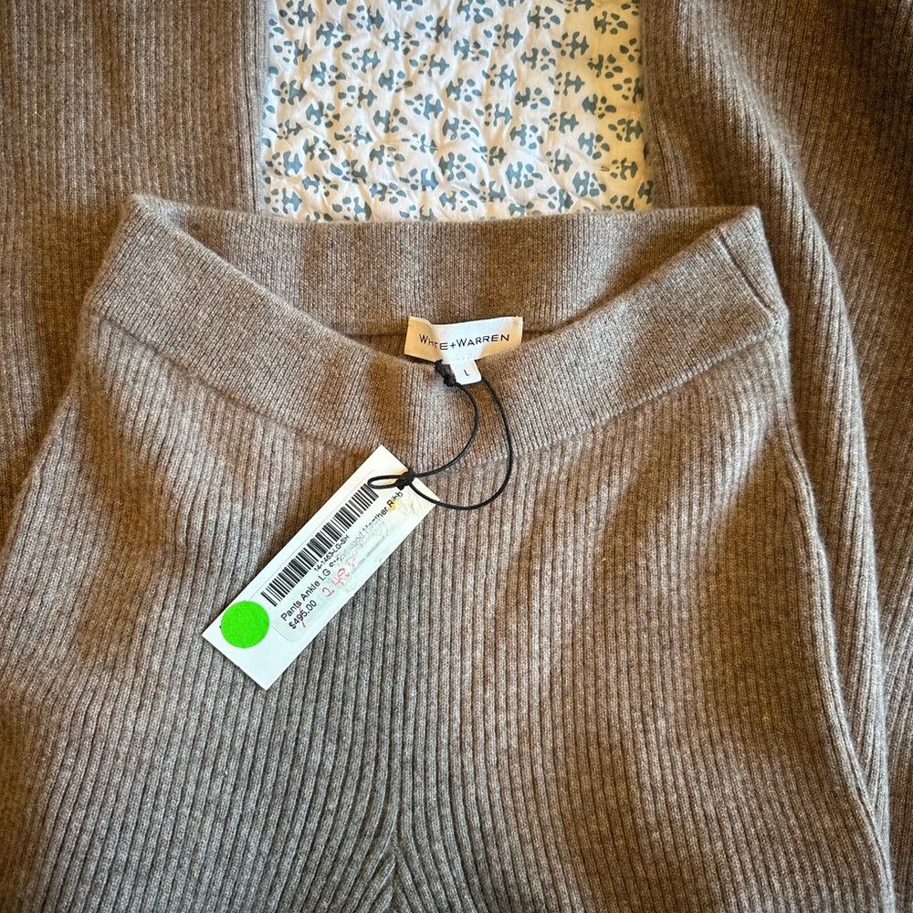 White + Warren Cashmere Pants